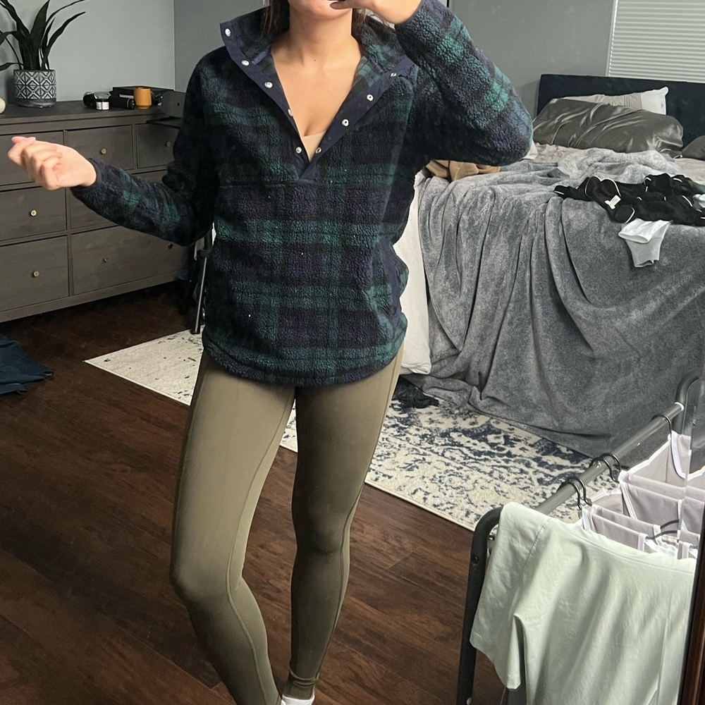 Vineyard Vines Plaid Sherpa Button- Up